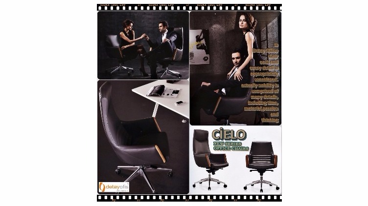 Cielo yöneteci koltuk grubu:ilk etapta bizleri,kol tasarımındaki  Deri ve ahşabın mükemmel sentezi ile  etkisi altında bırakıyor.